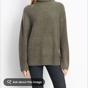 Vince Desert Sage Cowl Neck Sweater